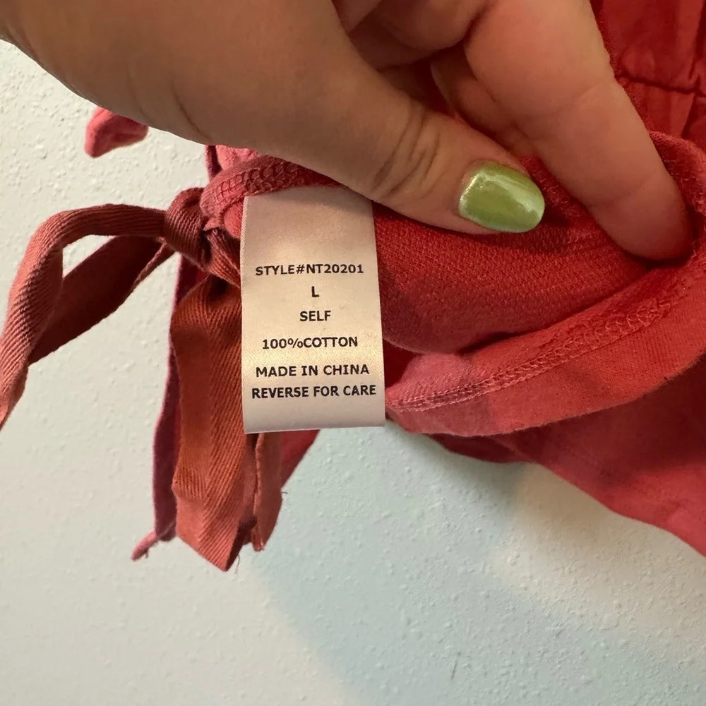 Lumiere Coral Blouse Large - Picture 4 of 4